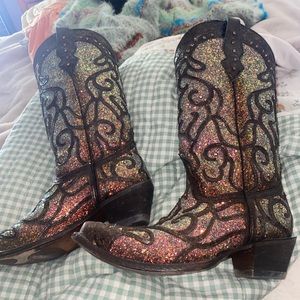 Cowgirl boots - sequins